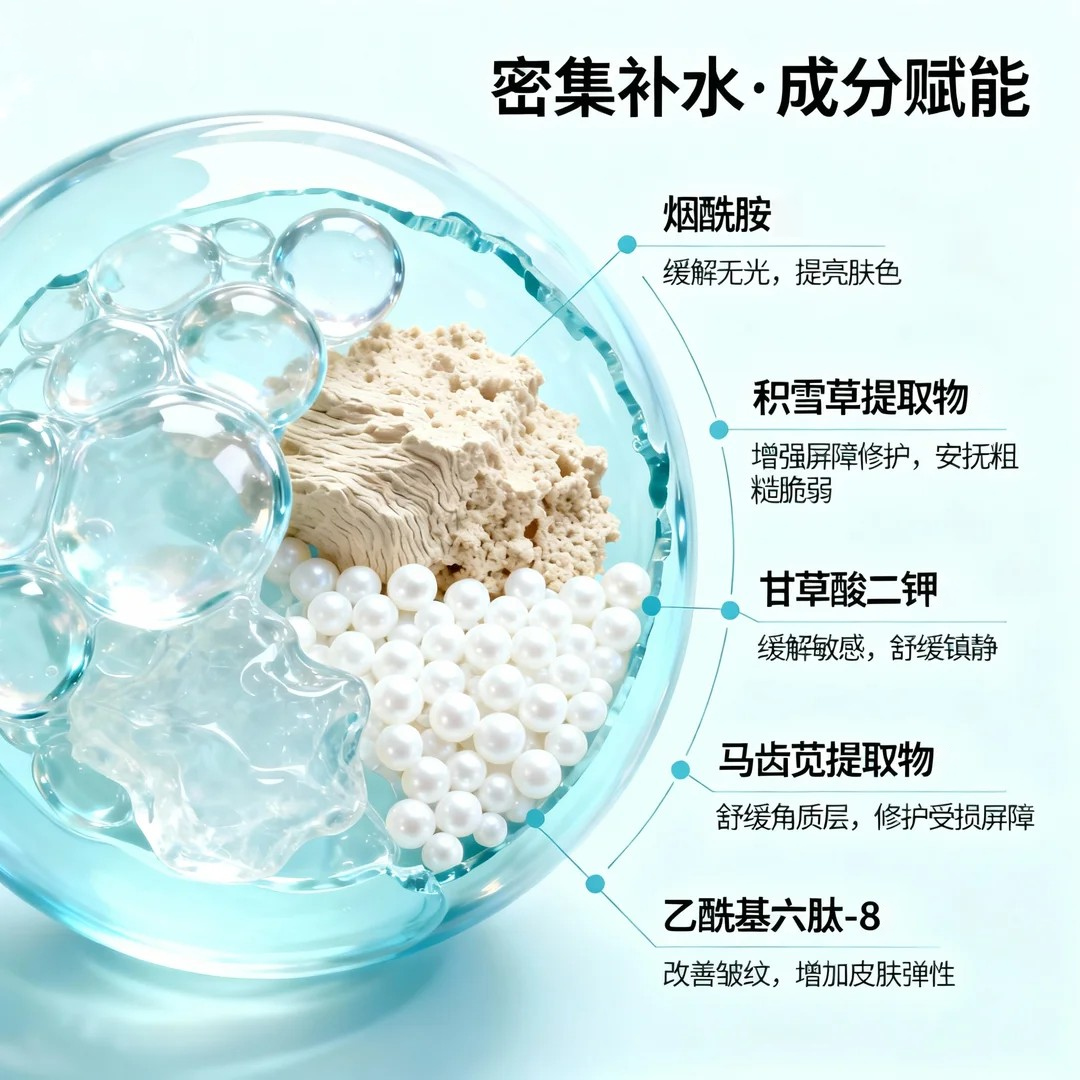 网蝶晒后修护精华液