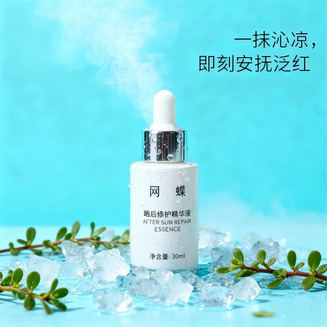 网蝶晒后修护精华液